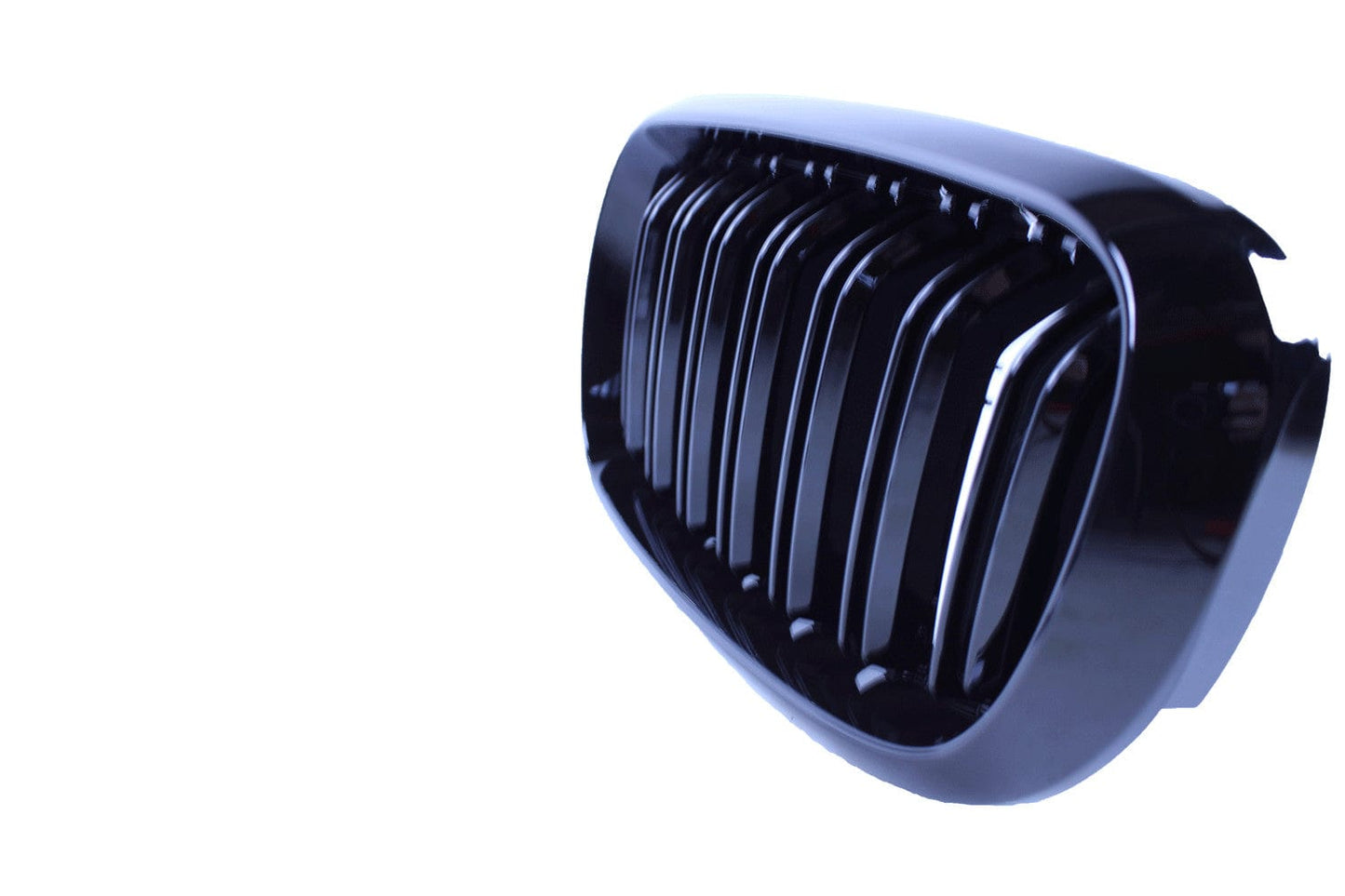 Grill Reins compatible avec BMW x5 x6 F15 F16 Barres doubles noires brillantes