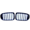 Boutons de grille compatibles avec bmw x3 et x4 f25 f26 lci noir brillant single bars