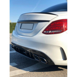 Rear bumper fins guides compatible with mercedes c w205