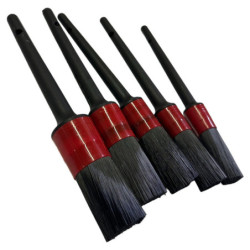 Car detailing brushes set 5 pieces