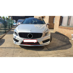 Grilaj frontal compatibil cu mercedes-benz w176 a- class negru