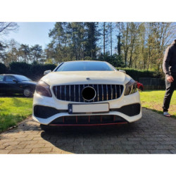 Voorgrille compatibel met mercedes-benz w176 a-klasse facelift chroom