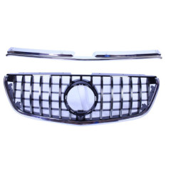 Grill compatible with mercedes-benz w447 vito chrome