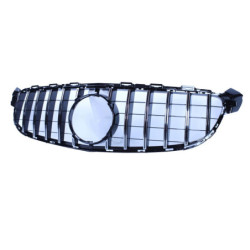 Grill compatible with mercedes-benz c 63 amg (s) w205 chrome