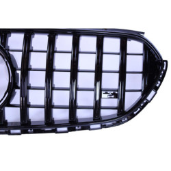 Grill compatible with mercedes glc - glc coupe x254 c254 gloss black (2023+) non amg line