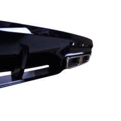 (PARTE) Difusor trasero con puntas de escape cromadas compatible con Mercedes S coupé cabrio C217 A217