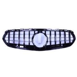 Grille compatible avec Mercedes classe C W206 noir brillant non AMG line