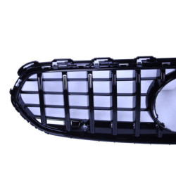 Grille compatible avec Mercedes classe C W206 noir brillant non AMG line