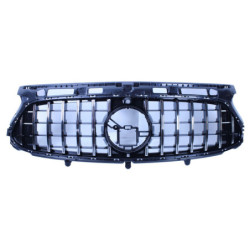 Grille compatible avec Mercedes-Benz GLA H247 2020-2023 chrome avec caméra frontale avec pack AMG line