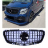 Grille compatibel met mercedes sprinter w906 2014-2017 glanzend zwart