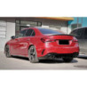 Diffuseur compatible avec mercedes a class v177 saloon 2019+ double black round exhaust tips