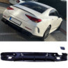 Diffuser compatible with mercedes cls c257 double exhaust pieces glossy black square