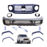 Kit carrosserie compatible avec Mercedes Classe G W463 W464 2018+ grille chromée