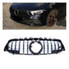 Grille compatible avec mercedes-benz a-class w177 noir