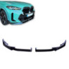 Front lip compatible with BMW X6 G06 LCI glossy black