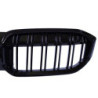 Grille de rein compatible avec BMW Série 3 G20 LCI noir brillant double barres