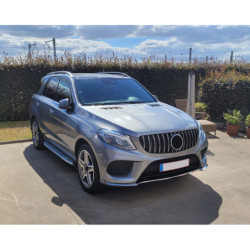 Grilli yhteensopiva mercedes-benz gle w166 kromi kanssa