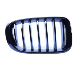 Boutons de grille compatibles avec bmw x3 et x4 f25 f26 lci noir brillant single bars