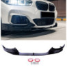 Front lip compatible with BMW 1 series F20 F21 glossy black