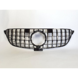 Front grill compatible with mercedes-benz gle coupe c292 black chrome