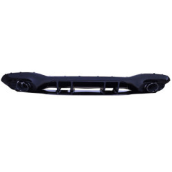 Diffuseur Mercedes Classe A W177 Compacte 2019+ A35 embouts d'échappement noirs (2)