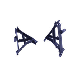 Difusor trasero compatible con Mercedes clase A W177 hatchback 2019+ A35 negro puntas de escape