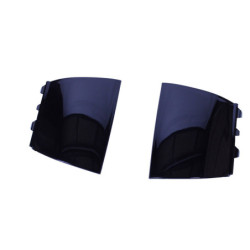 Difusor trasero compatible con Mercedes clase A W177 hatchback 2019+ A35 negro puntas de escape