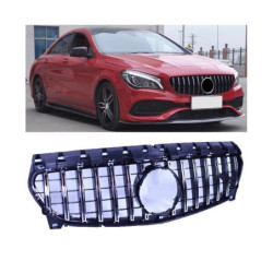 Grill compatible with mercedes-benz w117 cla-class facelift chrome