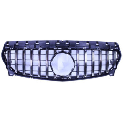 Grille compatible avec mercedes-benz w117 cla-class facelift chrome