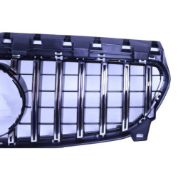 Grille compatible avec mercedes-benz w117 cla-class facelift chrome