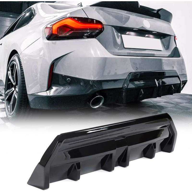 Difuusor BMW 2. seeria G42 läikiv must