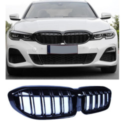 Vese hűtőrács BMW 3-as sorozat G20 - G21 fényes fekete