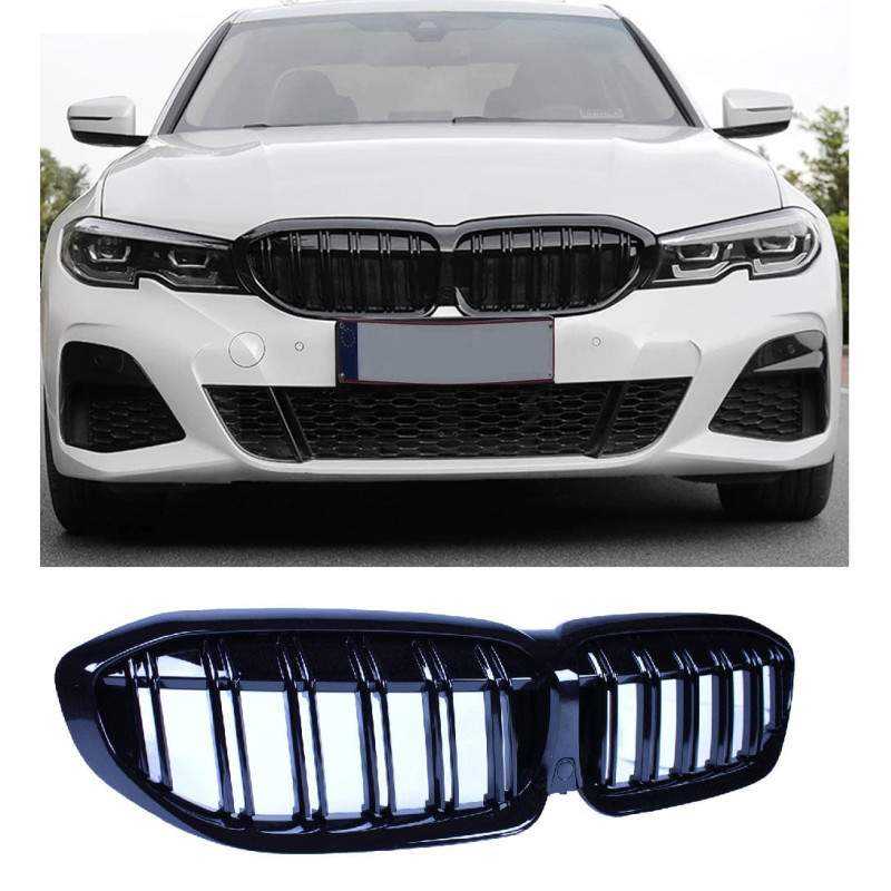 Vese hűtőrács BMW 3-as sorozat G20 - G21 fényes fekete