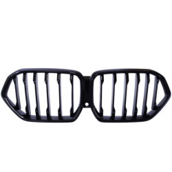 Grill kidney compatible with BMW X6 G06 2018+ single bars glossy black