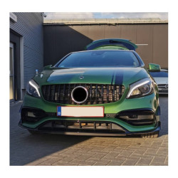 Grilă compatibilă cu Mercedes-Benz W176 A class facelift negru