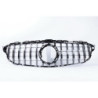 Grill compatible with mercedes-benz c-class w205 facelift black with chrome