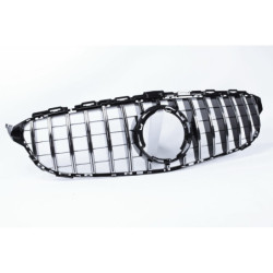 Grille compatibel met mercedes-benz c-klasse w205 facelift zwart met chroom