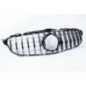 Grill compatible with mercedes-benz c-class w205 facelift black with chrome