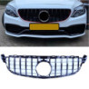 Grill compatible with Mercedes-Benz C63 AMG (S) W205 glossy black