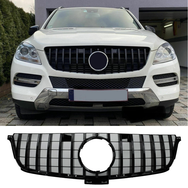 Grill kompatibel med mercedes-benz w166 ml sort