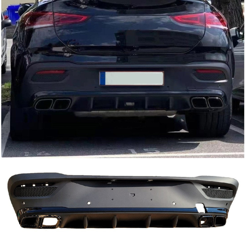 Diffuusori yhteensopiva Mercedes GLE coupe C167 glanzend zwart kanssa Diffuusori yhteensopiva Mercedes GLE coupe C167 glanzend zwart kanssa