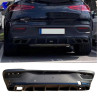 Diffuser compatibel met Mercedes GLE coupe C167 glanzend zwart