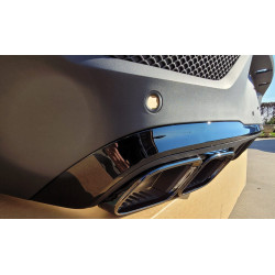(PART) Difusor trasero compatible con Mercedes GLE coupé C167 glanzend zwart