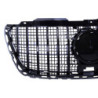 Grill compatible with Mercedes Sprinter W907 2019+ glossy black without border (rear mesh)