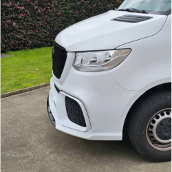Εμπρός προφυλακτήρας Mercedes-Benz Sprinter W907 2019+ με μαύρη γρίλια για προβολείς ομίχλης (17)