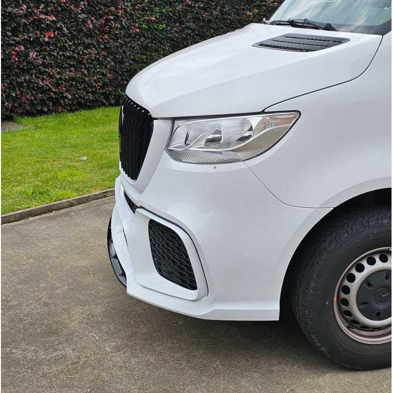 Auto Voorbumper Grill voor Mercedes-Benz Sprinter W907 2018 2019 2020 2021 2022,Auto Voorbumper Grille Grill Radiator Mesh Grille Auto Accessoires Waterdicht