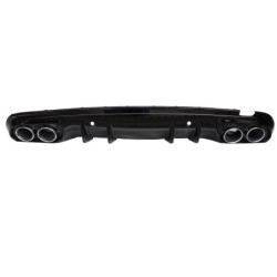 Διαχύτης Mercedes W205 A205 AMG Line διπλές χρωμιωμένες στρογγυλές απολήξεις εξάτμισης (3)