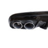 Διαχύτης Mercedes W205 A205 AMG Line διπλές χρωμιωμένες στρογγυλές απολήξεις εξάτμισης (4)