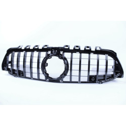 Grille voor Mercedes A klasse W177 zwart met camera Panamericana look