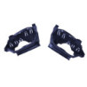 Difusor trasero para Mercedes Clase A W177 hatchback 2019+ puntas de escape redondas dobles negras